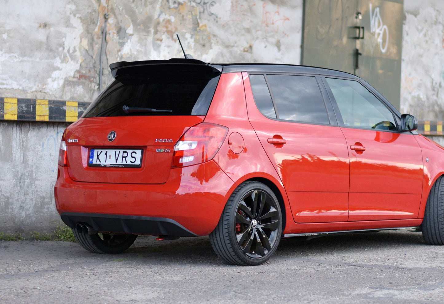 Spoiler CAP für Skoda Fabia RS Mk2 Carbon Look