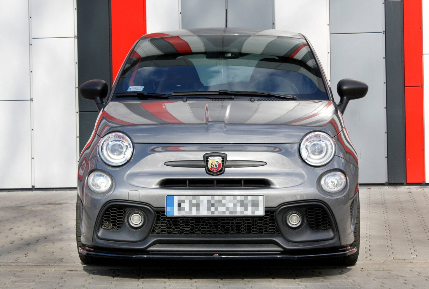 Front Ansatz für FIAT 500 ABARTH MK1 FACELIFT schwarz matt