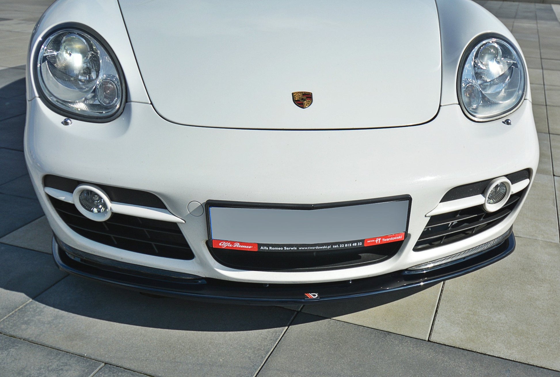 Front Ansatz V.2 für PORSCHE CAYMAN S 987C  Carbon Look