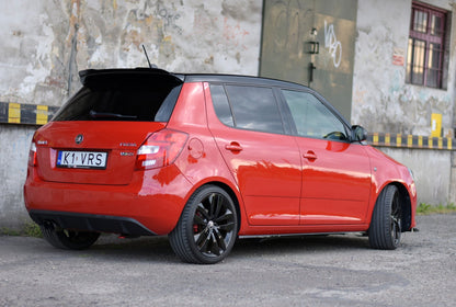 Seitenschweller Ansatz für Skoda Fabia RS Mk2 schwarz matt