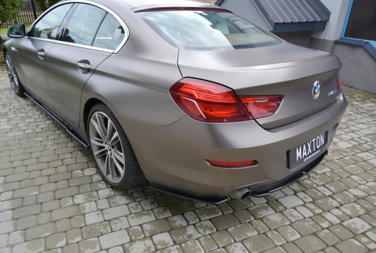 Mittlerer Diffusor Heck Ansatz für BMW 6er GRAN COUPÉ Carbon Look