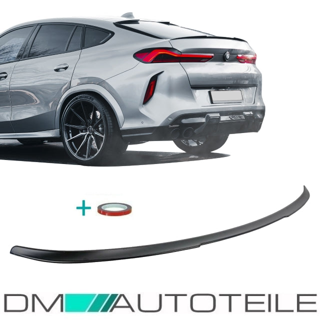 SET Sport-Performance Heckspoiler Kofferaum Hochglanz Schwarz passend für BMW X6 G06