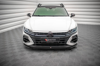 Front Ansatz V.3 für Volkswagen Arteon R schwarz Hochglanz