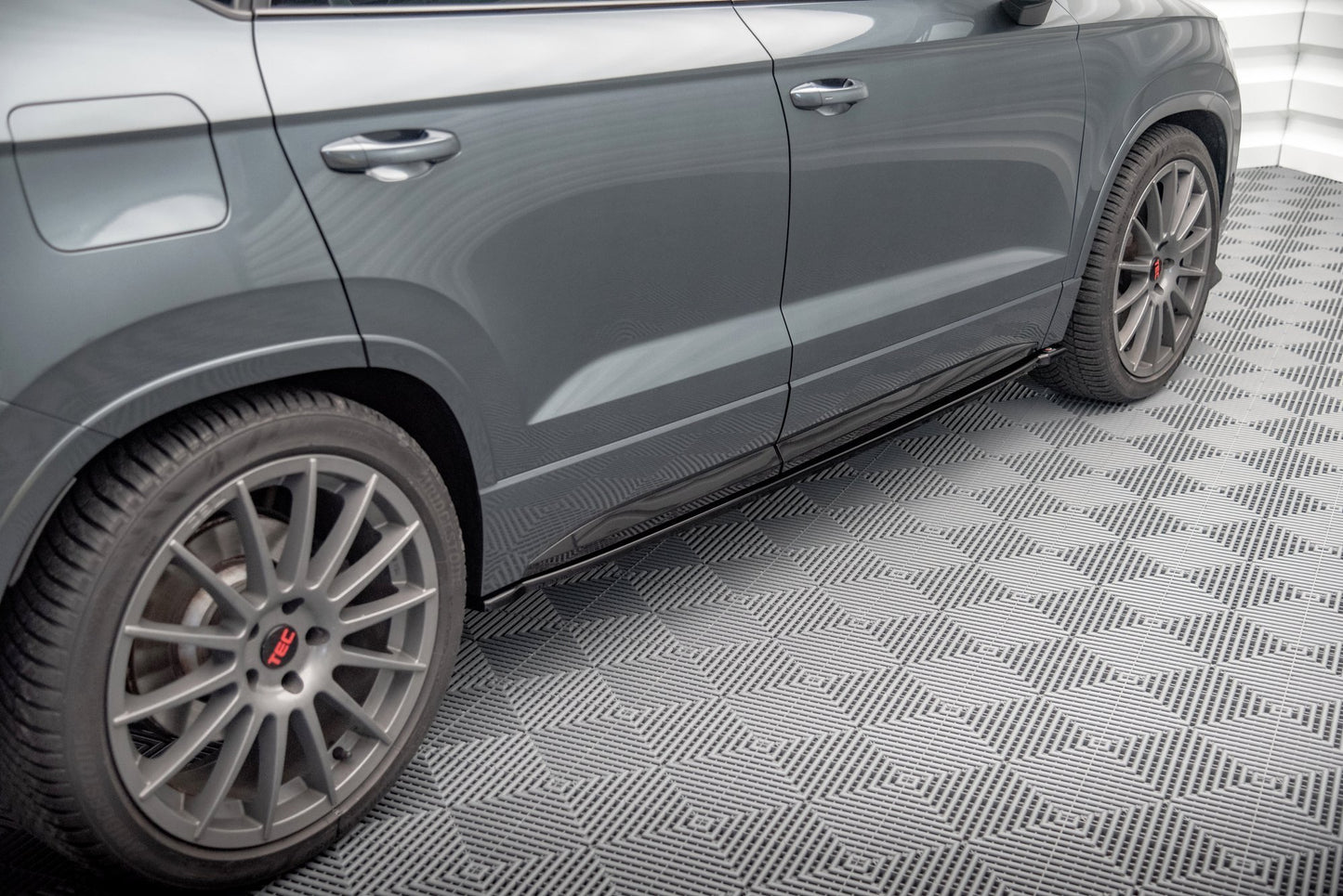 Seitenschweller Ansatz für Cupra Ateca schwarz matt