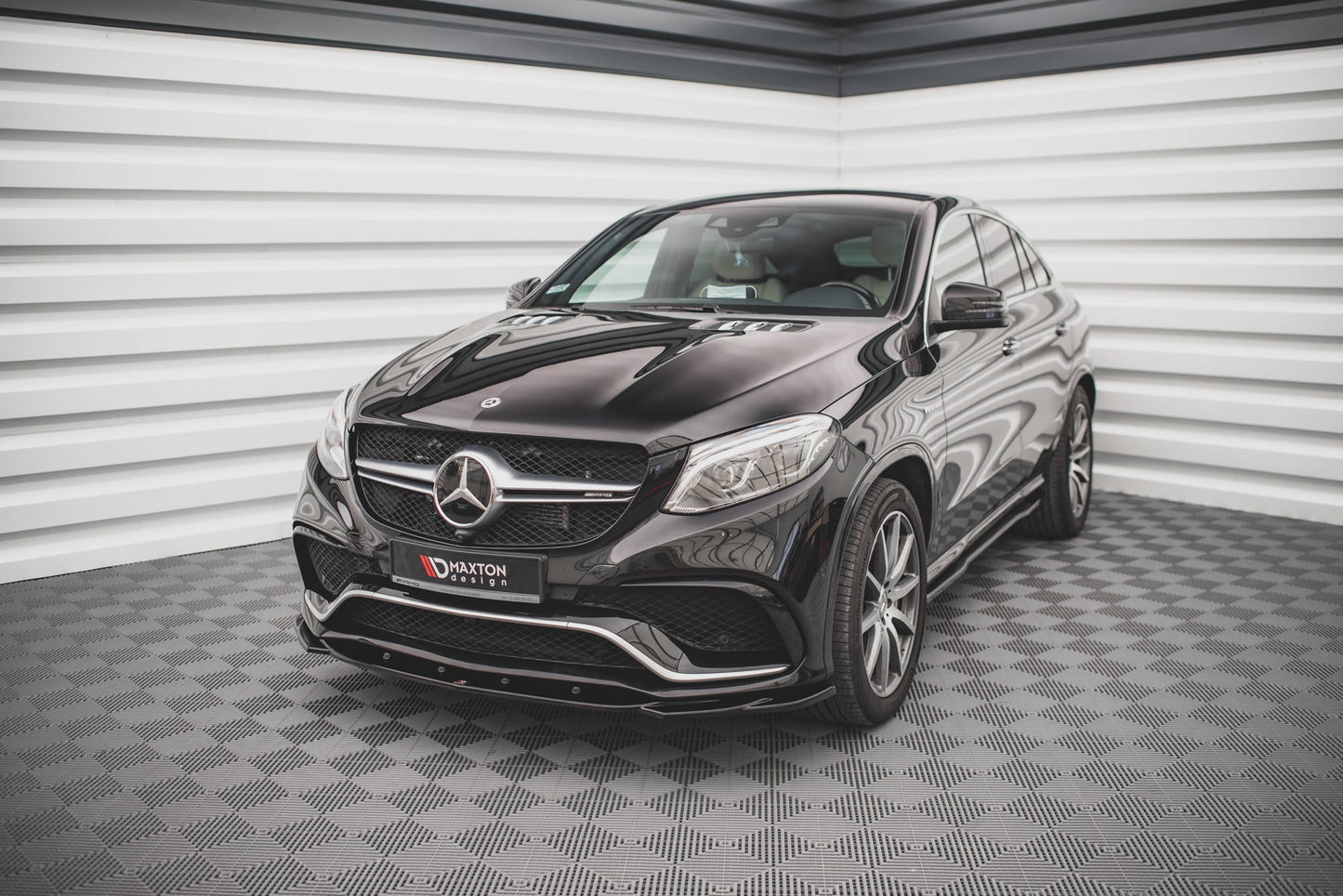 Front Ansatz V.2 für Mercedes-Benz GLE Coupe 63 AMG C292 schwarz matt