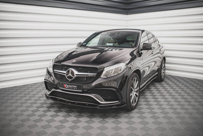 Front Ansatz V.2 für Mercedes-Benz GLE Coupe 63 AMG C292 schwarz matt