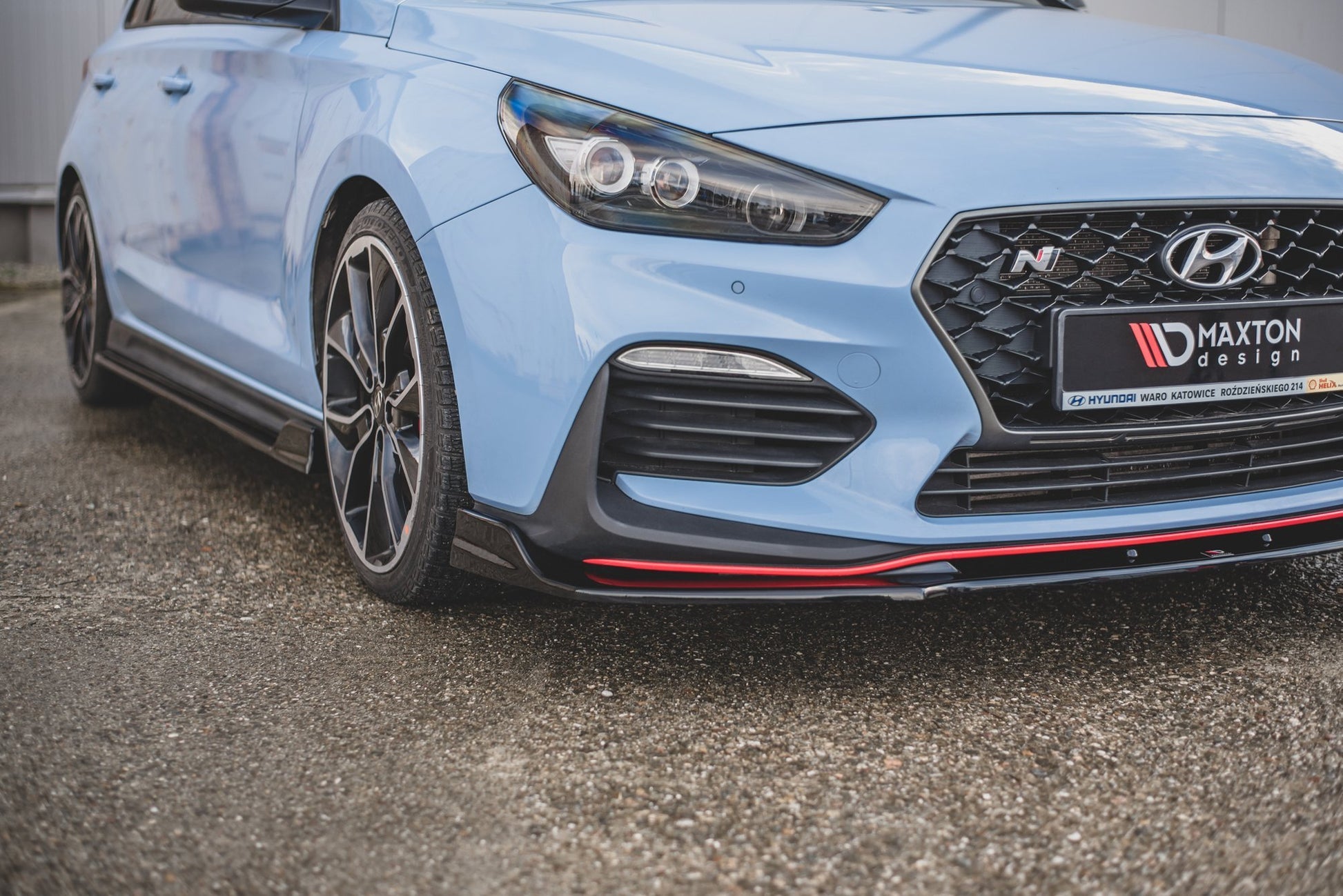 Front Ansatz V.3 für Hyundai I30 N Mk3 Hatchback/ Fastback Carbon Look