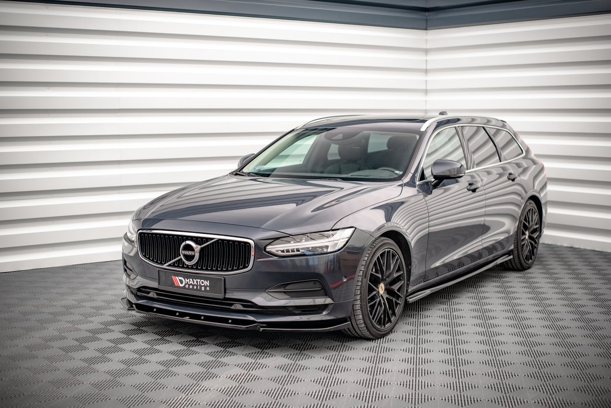 Front Ansatz V.1 für Volvo V90 Mk2 Carbon Look