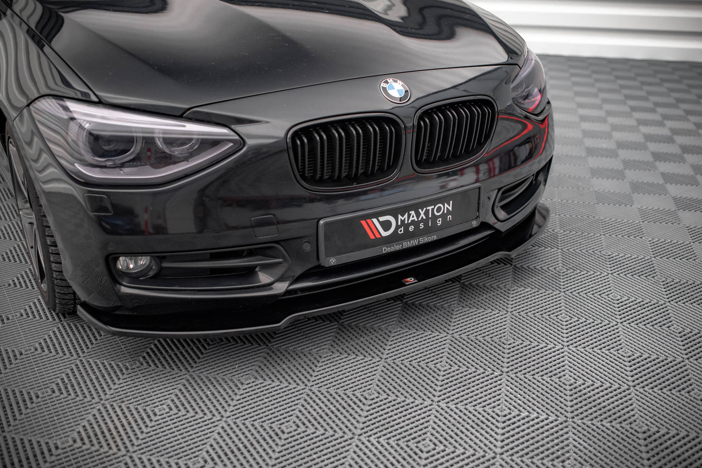 Front Ansatz V.1 für BMW 1er F20 schwarz matt