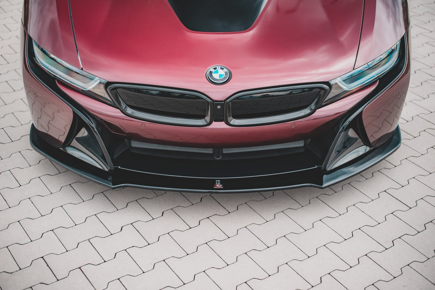 Front Ansatz für BMW i8 Carbon Look