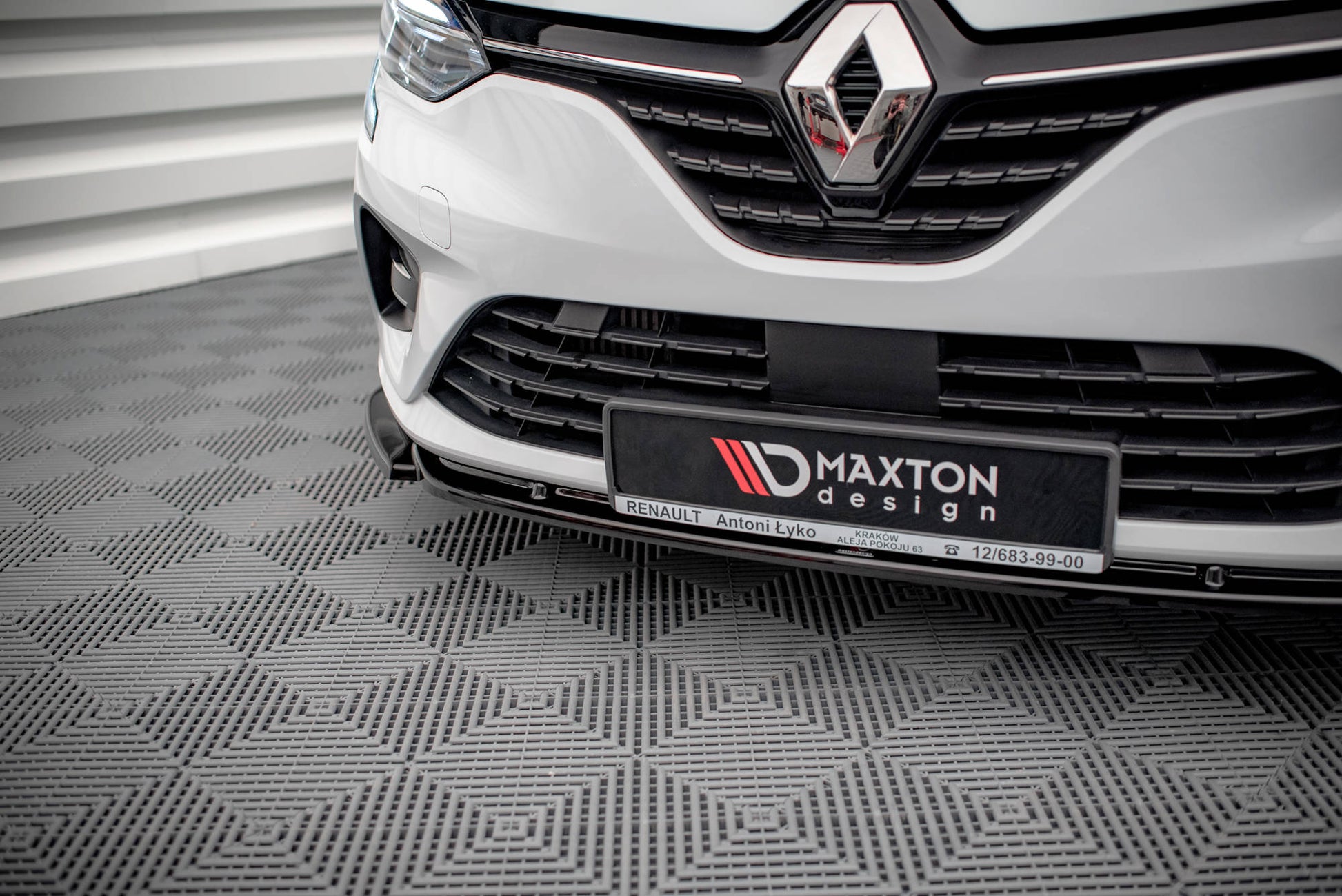 Front Ansatz V.1 für Renault Clio Mk5 Carbon Look