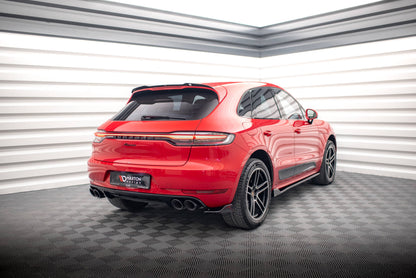 Spoiler CAP für Porsche Macan Mk1 Facelift schwarz Hochglanz