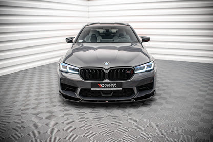 Front Ansatz V.1 für BMW M5 F90 Facelift schwarz matt