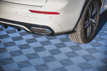 Mittlerer Diffusor Heck Ansatz DTM Look für Volvo XC60 Mk2 R-Design Carbon Look