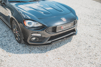 Front Ansatz für Fiat 124 Spider Abarth schwarz matt