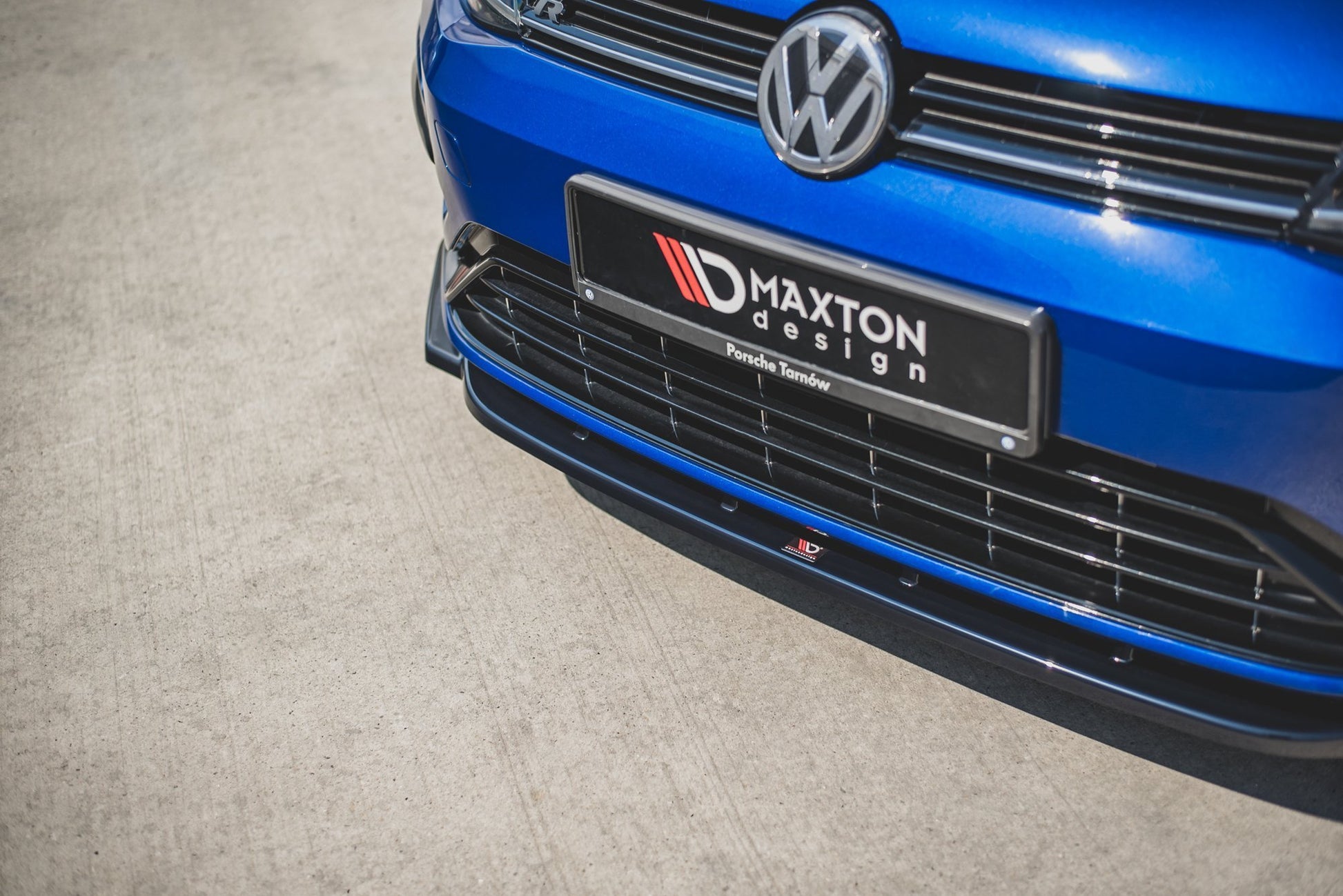 Front Ansatz für V.9 VW Golf 7 R / R-Line Facelift schwarz matt