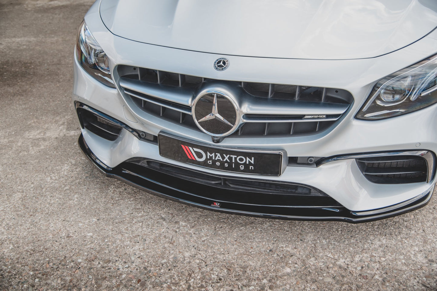 Front Ansatz V.2 für Mercedes-Benz E63 AMG Kombi/Limousine S213/W213 schwarz matt