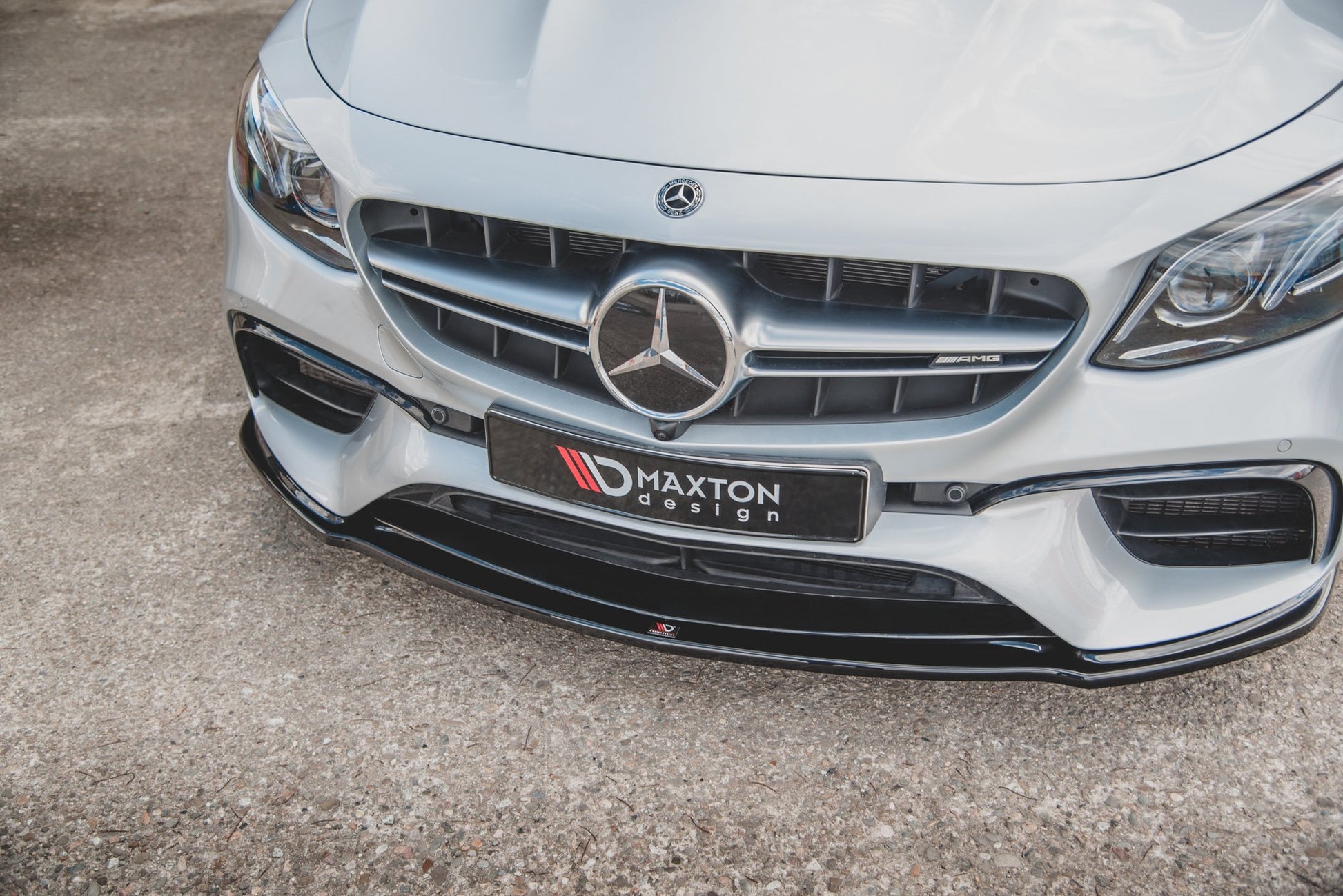 Front Ansatz V.2 für Mercedes-Benz E63 AMG Kombi/Limousine S213/W213 schwarz matt