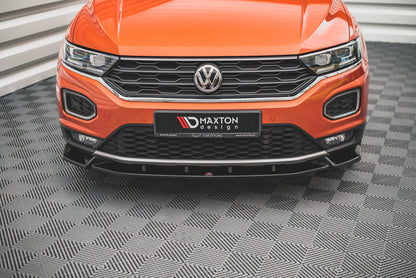Front Ansatz V.2 für Volkswagen T-Roc Mk1 schwarz matt