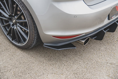 Heck Ansatz Flaps Diffusor V.2 für VW Golf 7 GTI