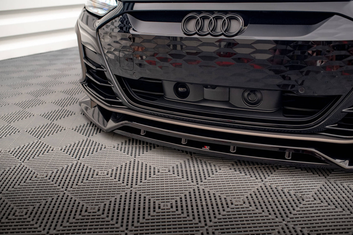 Front Ansatz V.2 für Audi e-Tron GT / RS GT Mk1 schwarz matt