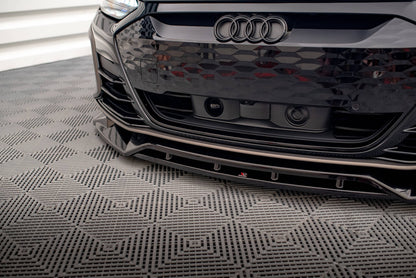 Front Ansatz V.2 für Audi e-Tron GT / RS GT Mk1 schwarz matt