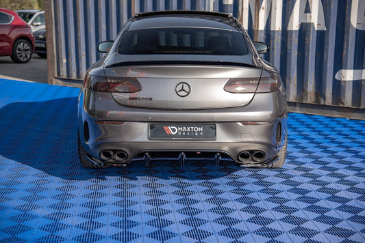 Diffusor Heck Ansatz für Mercedes-AMG E53 Coupe C238 Carbon Look