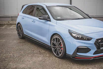 Seitenschweller Ansatz für V.4 Hyundai I30 N Mk3 / Mk3 FL Hatchback/ Fastback Carbon Look
