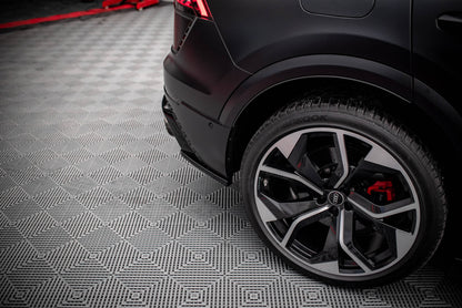 Heck Ansatz Flaps Diffusor für Audi RSQ8 Mk1 Carbon Look