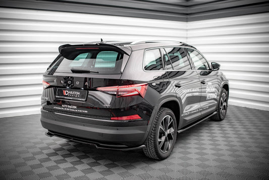 Spoiler CAP für Skoda Kodiaq Mk1 Facelift schwarz Hochglanz