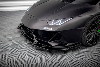 Front Ansatz für Lamborghini Huracan EVO schwarz matt