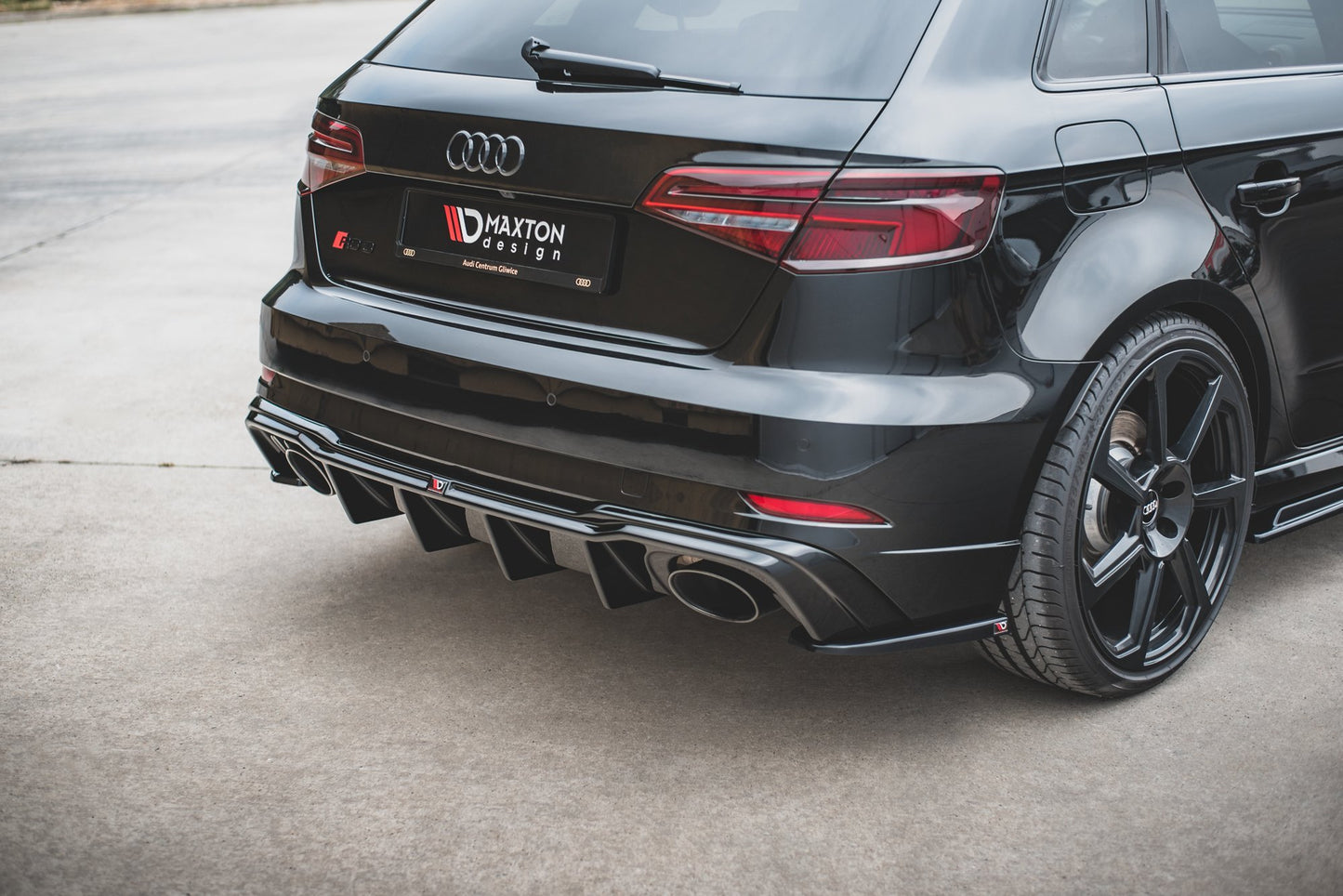 Diffusor Heck Ansatz V.2 für Audi RS3 8V Sportback Facelift
