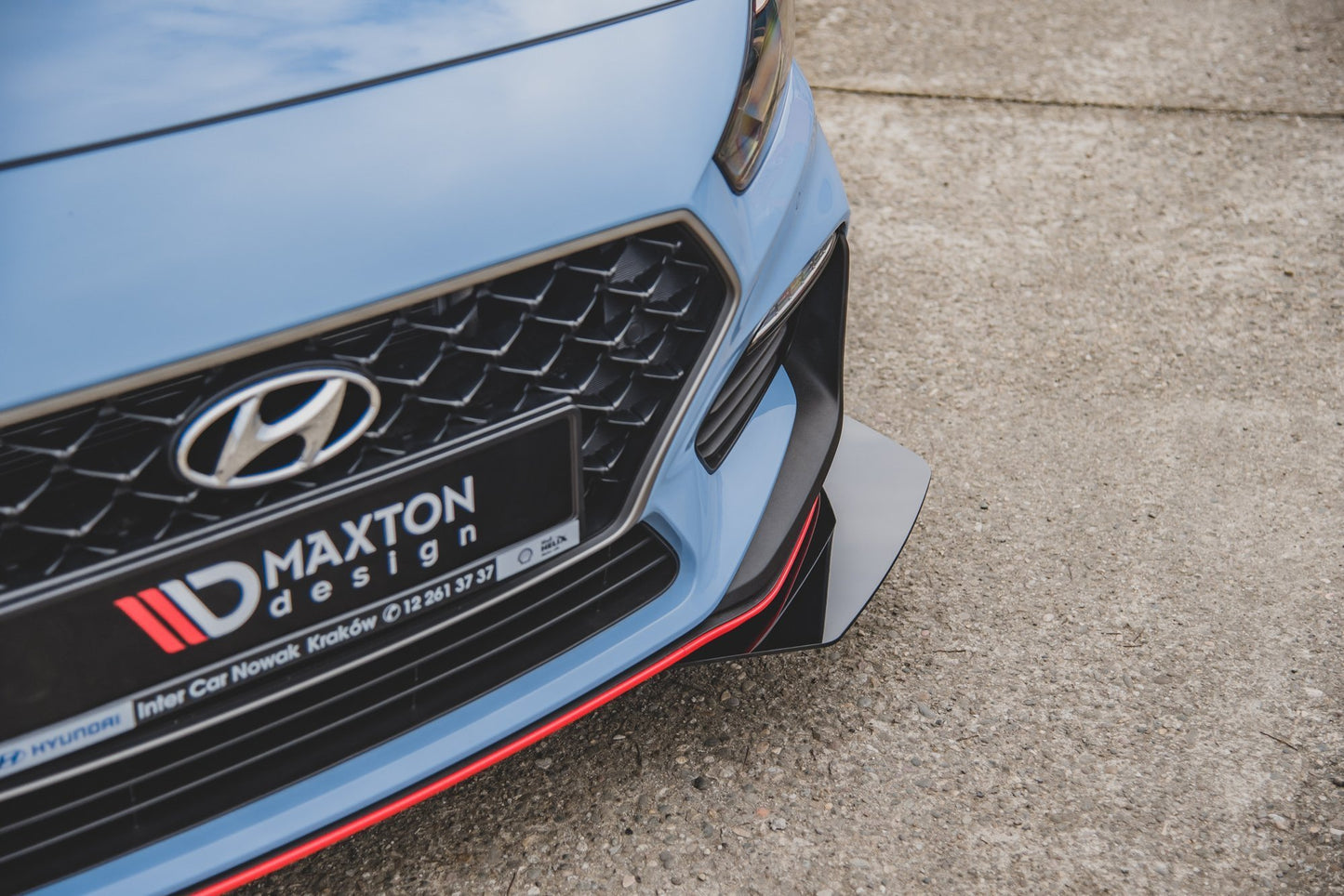 Flaps Hyundai I30 N Mk3 Hatchback / Fastback schwarz Hochglanz