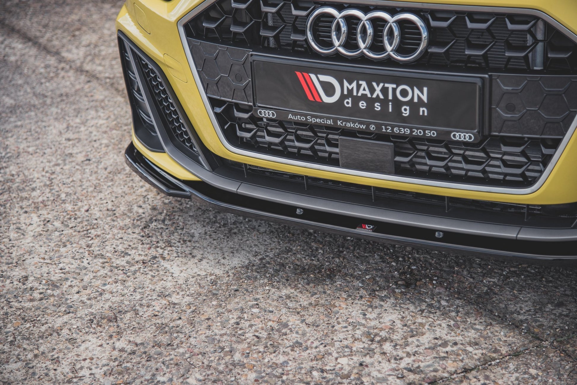 Front Ansatz V.2 für Audi A1 S-Line GB Carbon Look