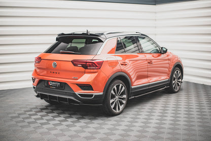 Spoiler CAP für Volkswagen T-Roc Mk1 schwarz matt