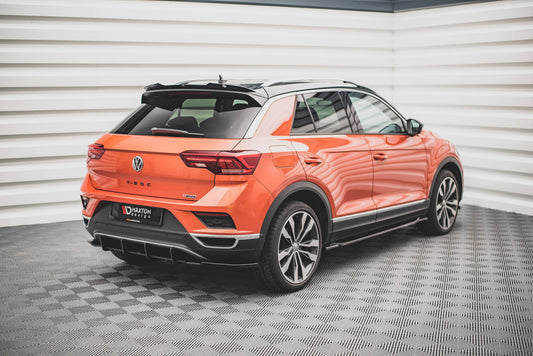 Spoiler CAP für Volkswagen T-Roc Mk1 schwarz matt