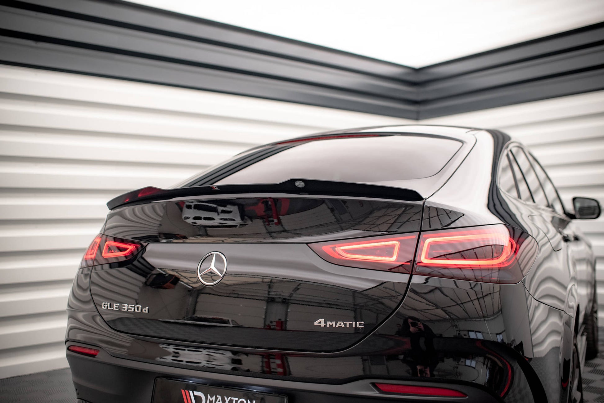 Spoiler CAP für Mercedes-Benz GLE Coupe AMG-Line C167 schwarz Hochglanz