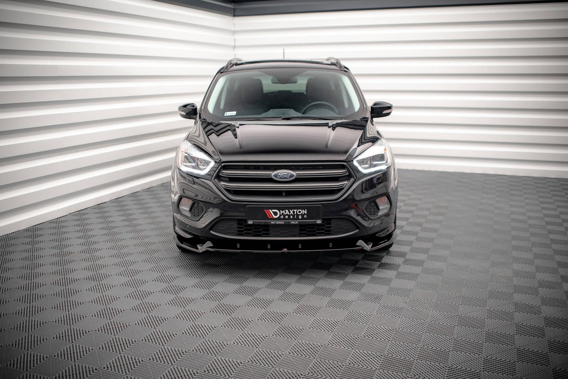 Front Ansatz V.2 für Ford Escape ST-Line Mk3 schwarz matt