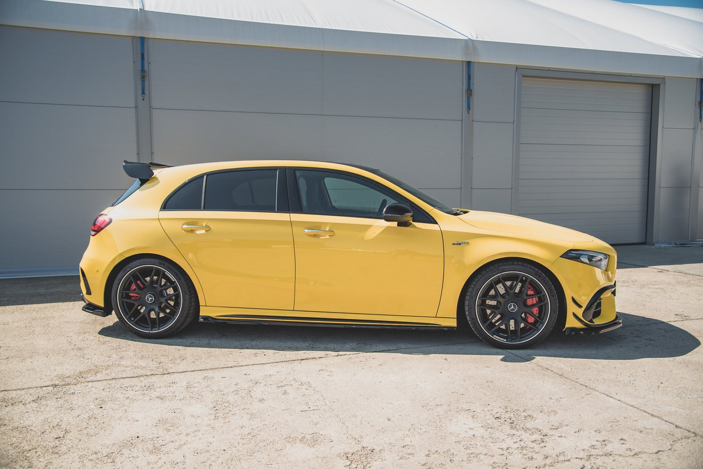 Seitenschweller Ansatz für Mercedes-AMG A 45 S W177 Carbon Look