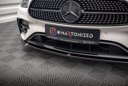 Front Ansatz V.1 für Mercedes-Benz E AMG-Line W213 Facelift Carbon Look