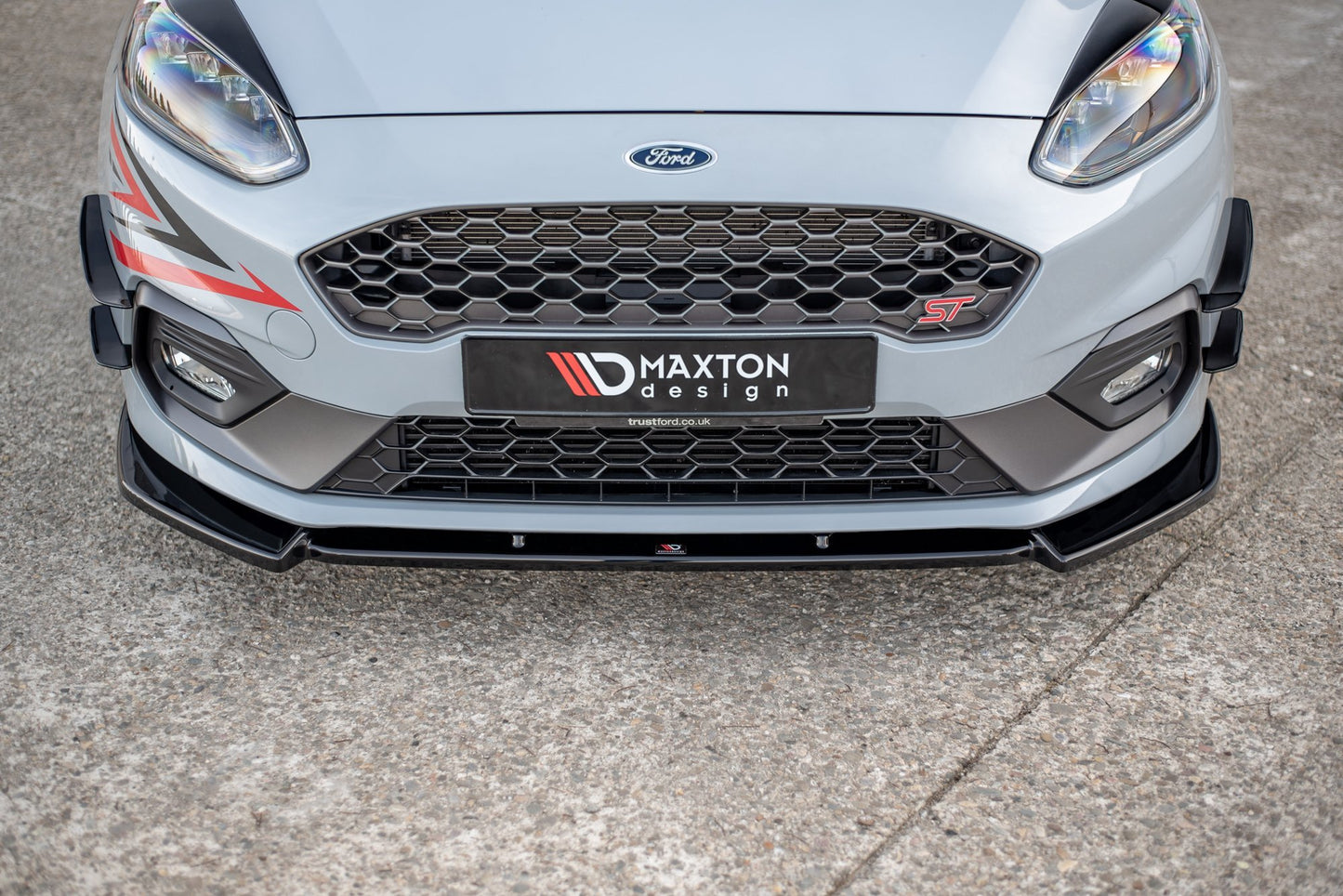 Stoßstangenflügel vorne (Canards) V.2 Ford Fiesta Mk8 ST / ST-Line