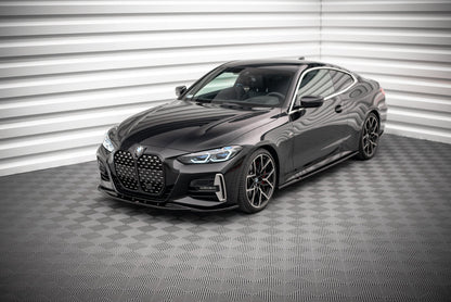 Front Ansatz V.1 für BMW 4er M-Paket G22 schwarz matt