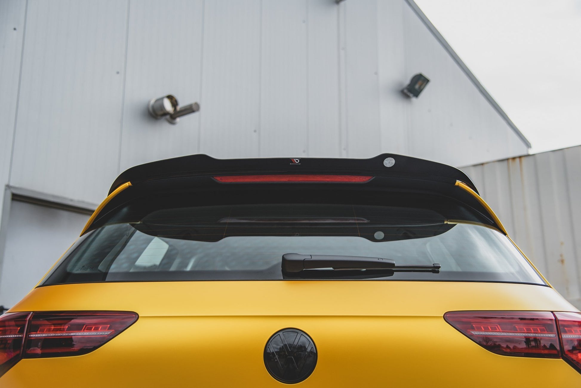 Spoiler CAP V.2 für VW Golf 8 schwarz matt