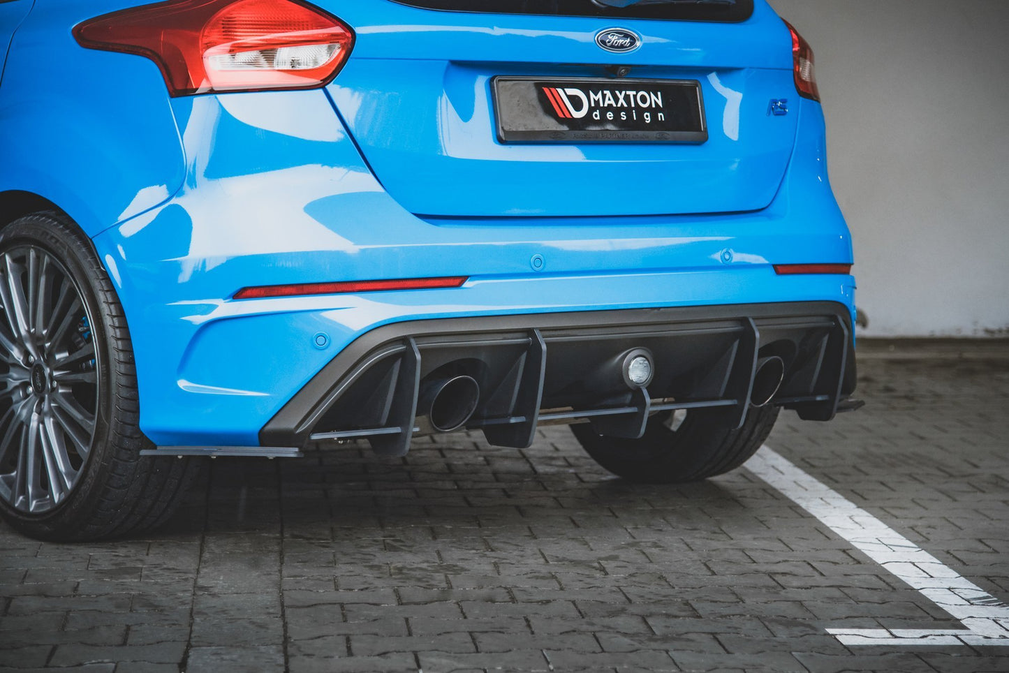 Robuste Racing Heck Ansatz Flaps Diffusor für Ford Focus RS Mk3