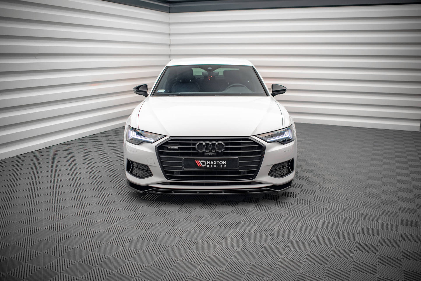 Front Ansatz V.3 für Audi A6 C8 Carbon Look
