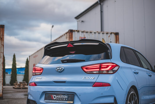 Spoiler CAP V.2 für Hyundai I30 N Mk3 / Mk3 FL Hatchback schwarz matt
