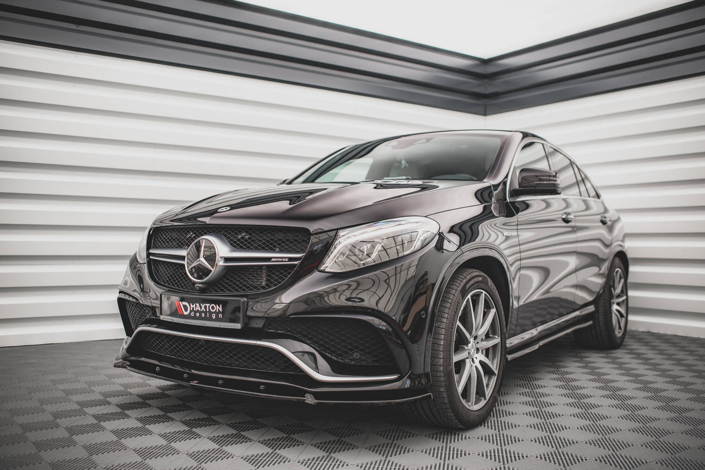 Front Ansatz V.1 für Mercedes-Benz GLE 63 AMG C292 schwarz matt