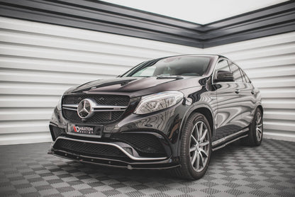 Front Ansatz V.1 für Mercedes-Benz GLE 63 AMG C292 schwarz matt