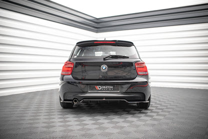 Mittlerer Diffusor Heck Ansatz DTM Look für BMW 1er F20 Carbon Look