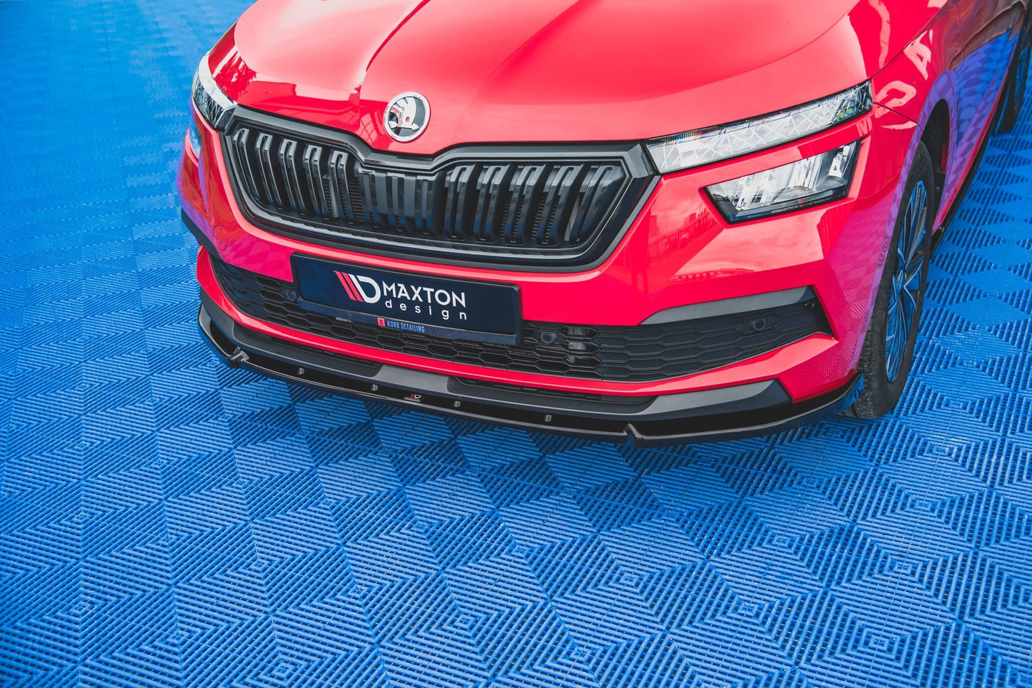 Front Ansatz V.2 für Skoda Kamiq Carbon Look